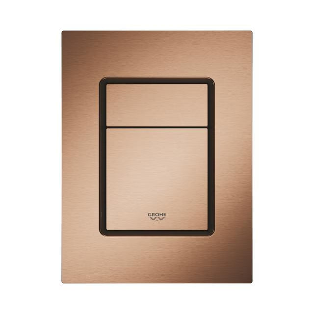 SKATE COSMOPOLITAN FLUSH PLATE, SMALL SIZE - GROHE - ( BRUSHED WARM SUNSET - G4 - SKATE COSMOPOLITAN - 0x0 mm - 0inchX0inch )