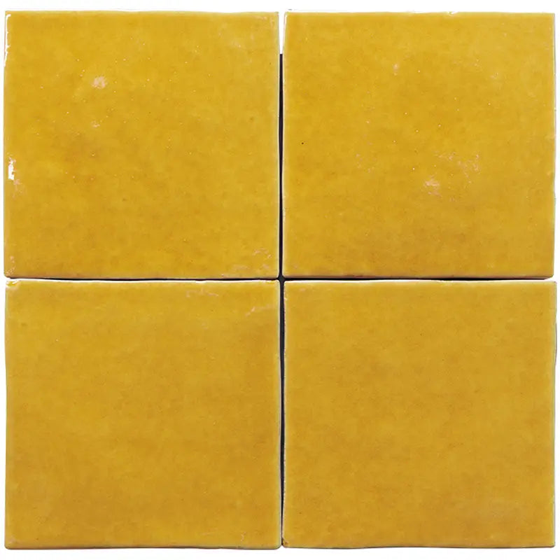 ZELIJ ANTIC AMARILLO - SPAIN -(100x100 mm - 4inchX4inch )