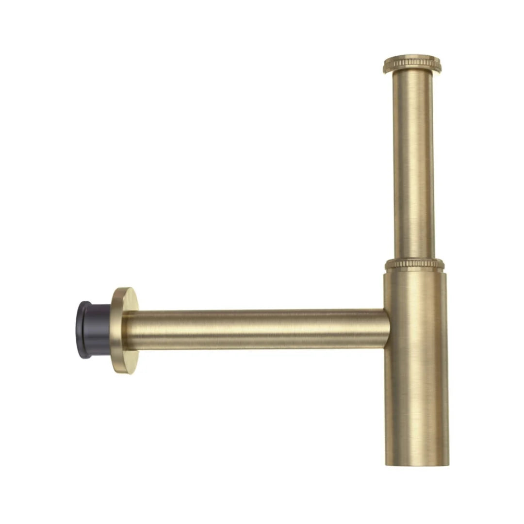 BOTTLE TRAP WITH 10 & 7.5 INCH PIPE - JAQUAR FAUCETS - ( GOLD DUST - ALLIED - 0x32 mm - 0inchX1.25inch )