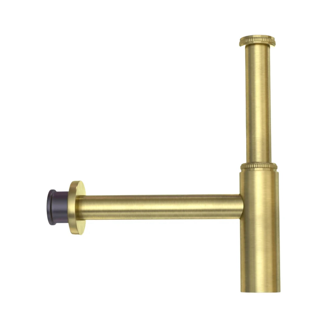 BOTTLE TRAP WITH 12 &7.5 INCH PIPE - JAQUAR FAUCETS - ( GOLD DUST - ALLIED - 0x32 mm - 0inchX1.25inch )