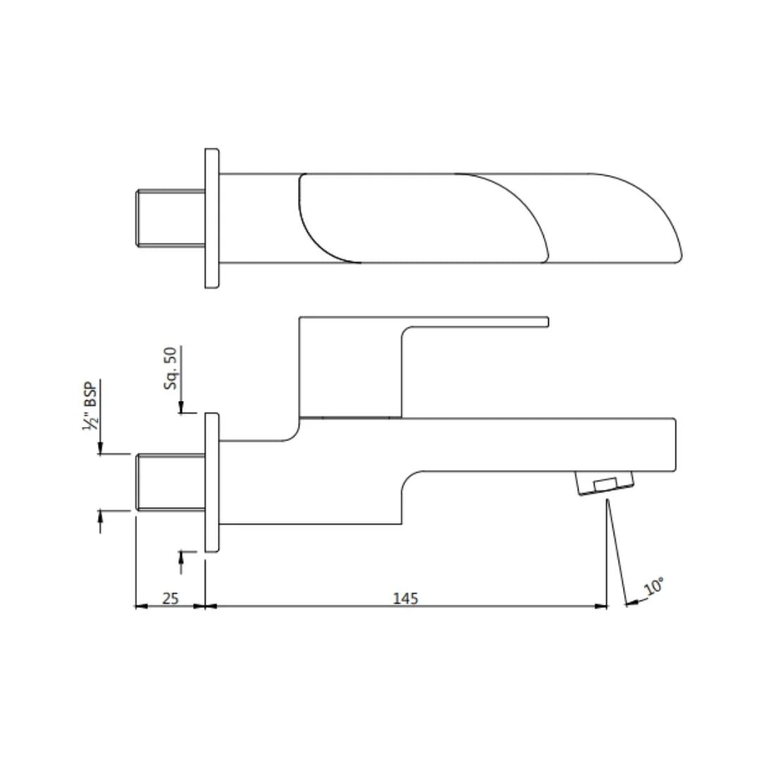 BIB COCK WITH FLANGE - JAQUAR FAUCETS - ( GOLD DUST - ALIVE - 0x15 mm - 0inchX0.5inch )