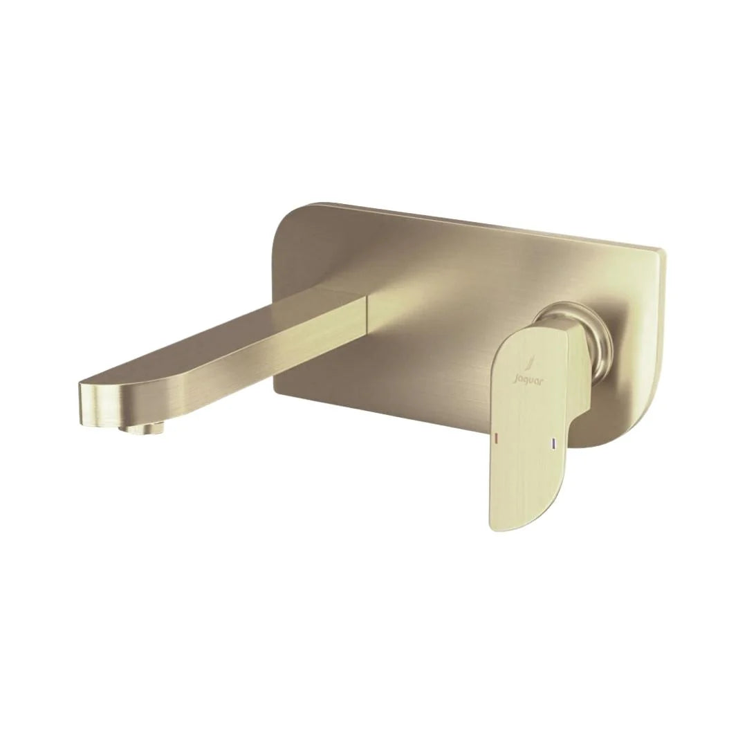 W/M EXPOSED PART KIT OF SINGLE LEVER BASIN MIXER - JAQUAR FAUCETS - ( GOLD DUST - ALIVE - 0x15 mm - 0inchX0.5inch )
