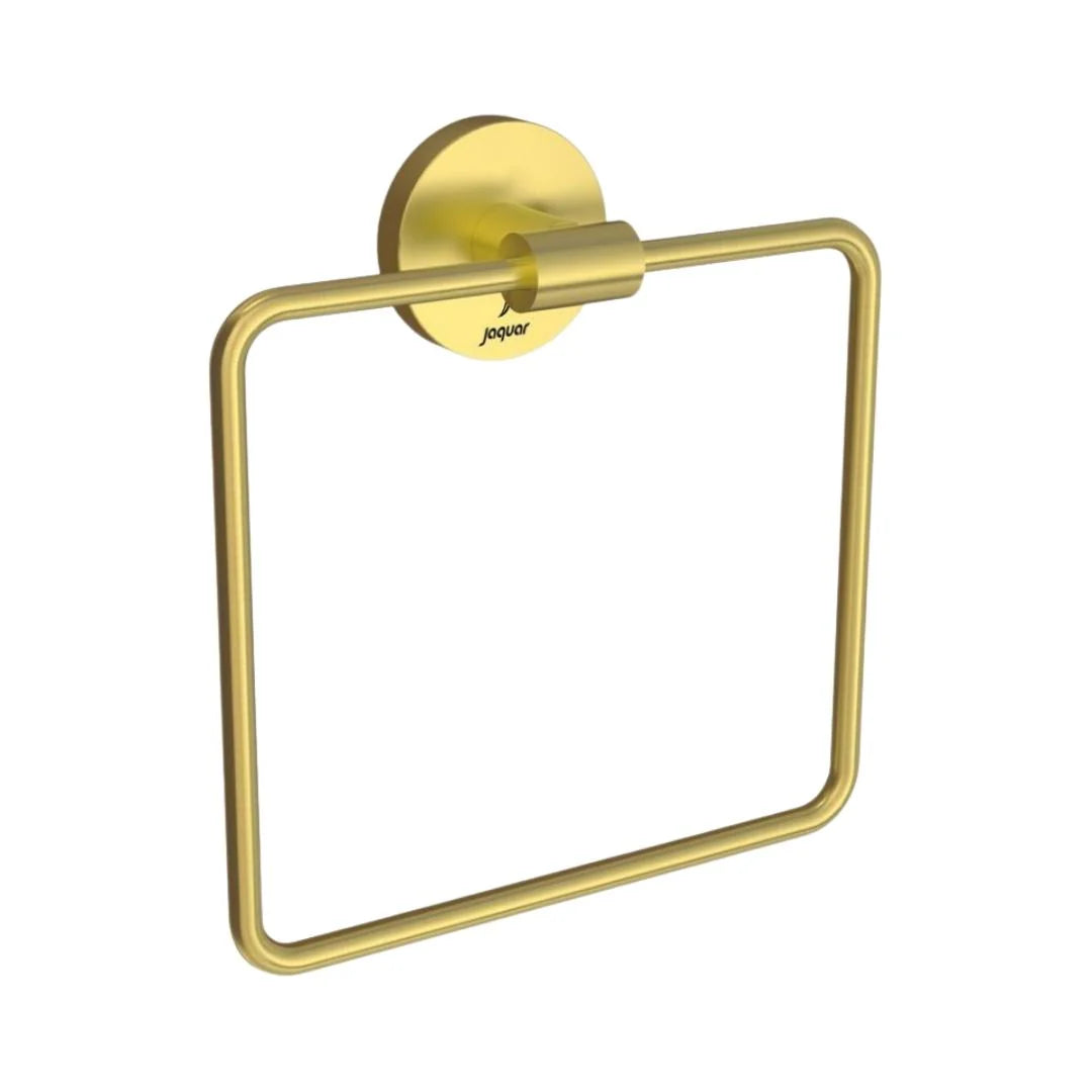 TOWEL RING SQUARE - JAQUAR FAUCETS - ( GOLD DUST - CONTINENTAL ACC. - 0x0 mm - 0inchx0inch )
