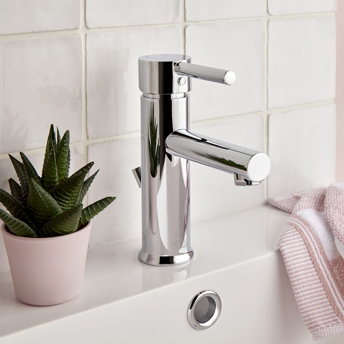 SL B/MIXER W/TUBES & POP-UP W.COUPLING - VADO - ( CHR - NURI - 0x12 mm - 0inchX0.48inch )