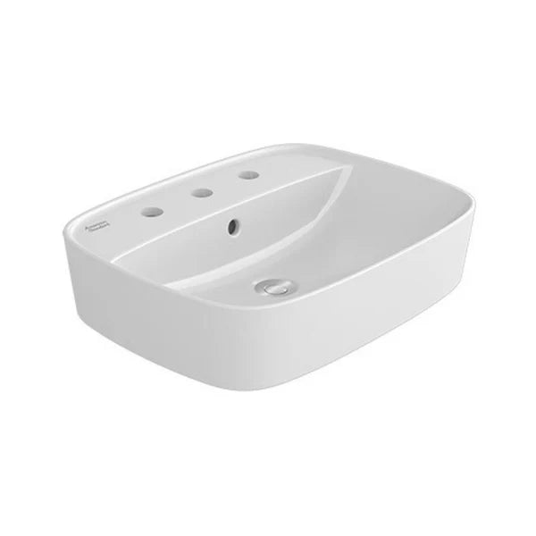 VESSEL COUNTER TOP WASHBASIN - AMERICAN STANDARD - ( WHITE - SIGNATURE - 550x450 mm - 22inchX18inch )