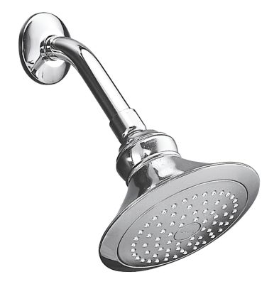 SINGLE FUNCTION SHOWER HEAD W/ARM&FLANGE - KOHLER PREMIUM - ( POLISHED CHROME - PREMIUM - 0x0 mm - 0inchX0inch )