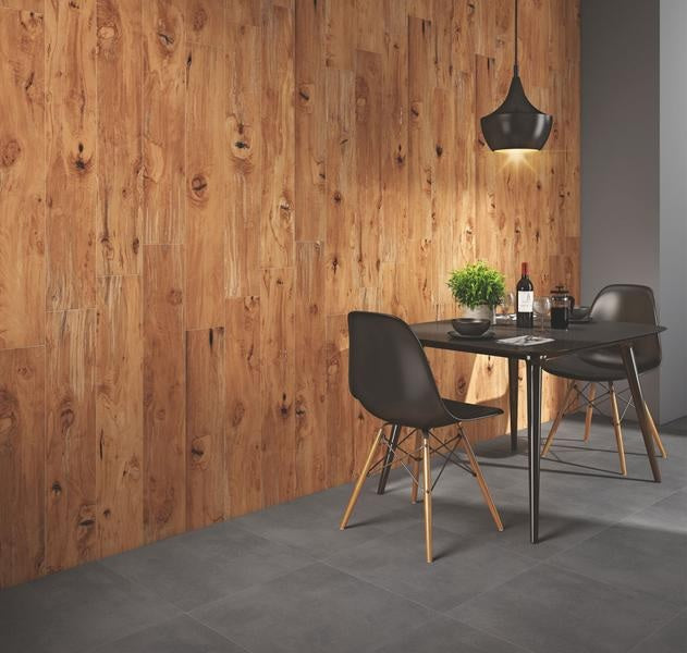 CURLY AMBER MATT - SIMPOLO-TILES- (  - WOODEN PLANK MATT - 1200x200 mm - 48inchX8inch )