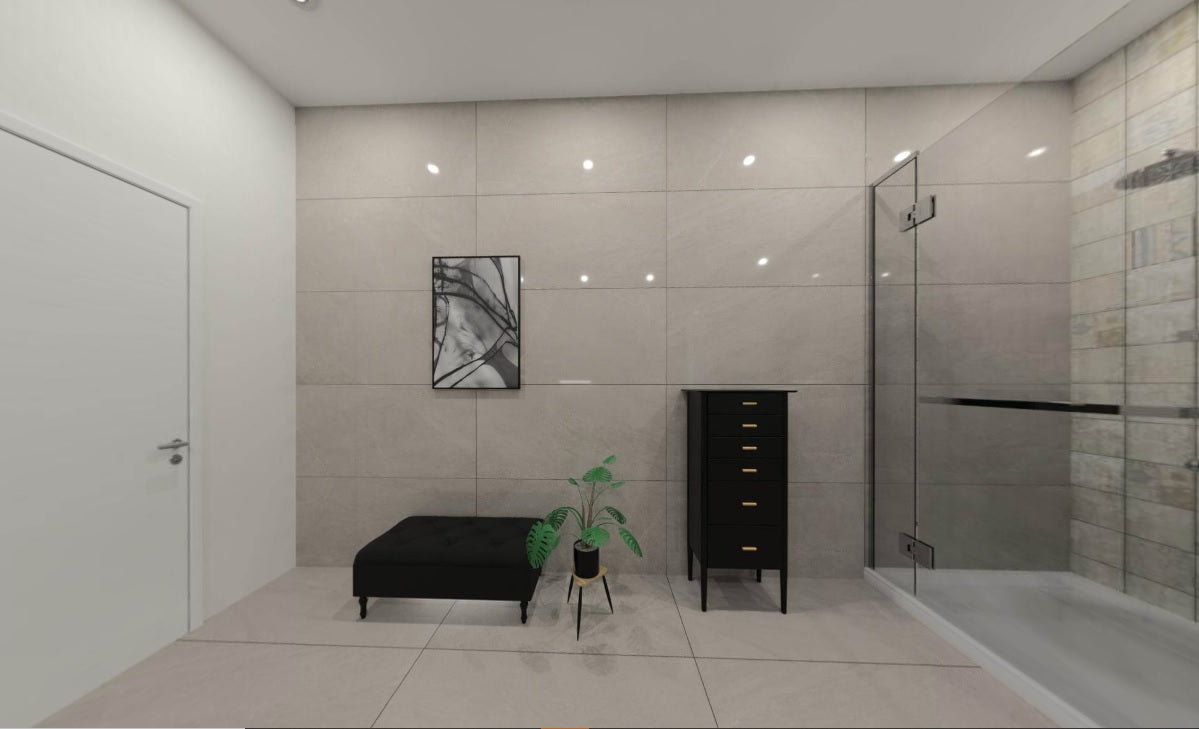 DACITE ASH GLOSSY - SIMPOLO-TILES- (  - IMPATTO GLOSSY - 1198x598 mm - 48inchX24inch )