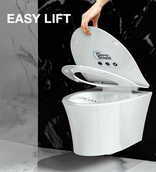VEIL-W/HUNG EWC W/QUIET CLOSE UF S/CVR - KOHLER LUXURY - ( WHITE - LUXURY - 0x0 mm - 0inchX0inch )