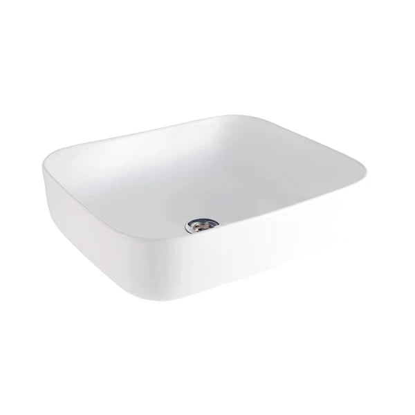 WASH BASIN COUNTER TOP EBELLO SQUARE - HINDWARE - ( STAR WHITE - ITALIAN - 390x390 mm - 15.5inchX15.5inch )