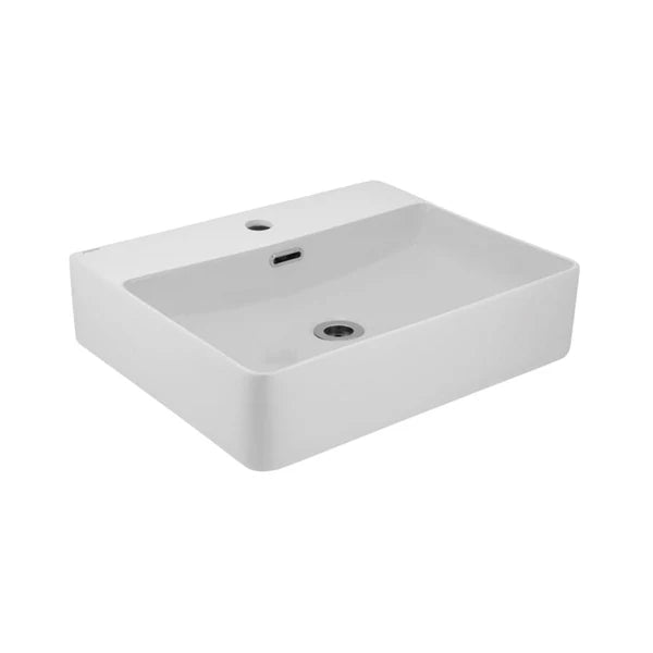 COUNTER TOP/WALL MNTD BASIN - JAQUAR SWARE - ( WHITE - FLORENTINE - 510x430 mm - 20.4inchX17.2inch )