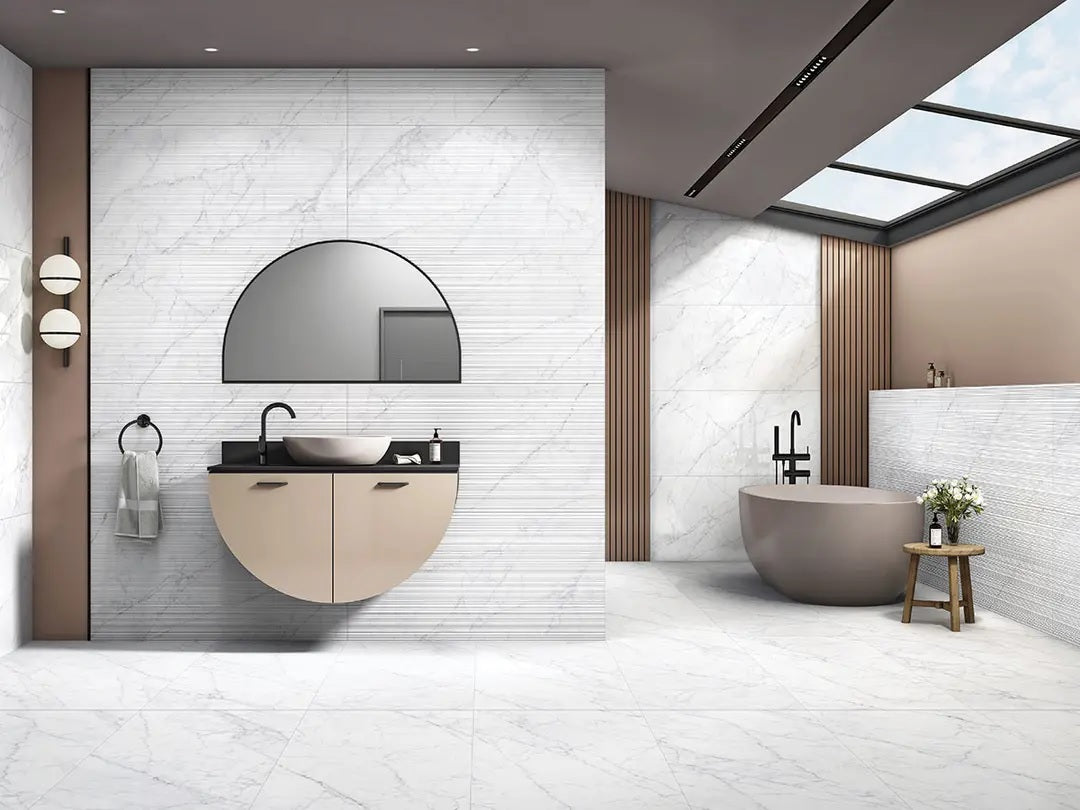 CARRARA FOGG MATT STRONG-X - SIMPOLO-TILES- (  - IMPATTO MATT - 1198x598 mm - 48inchX24inch )