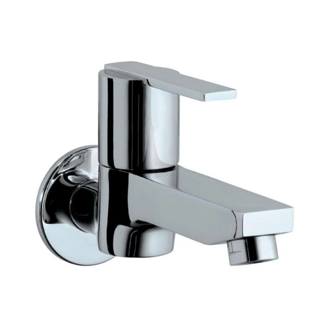 BIB COCK WITH FLANGE - JAQUAR FAUCETS - ( CHROME - FONTE - 0x15 mm - 0inchX0.5inch )