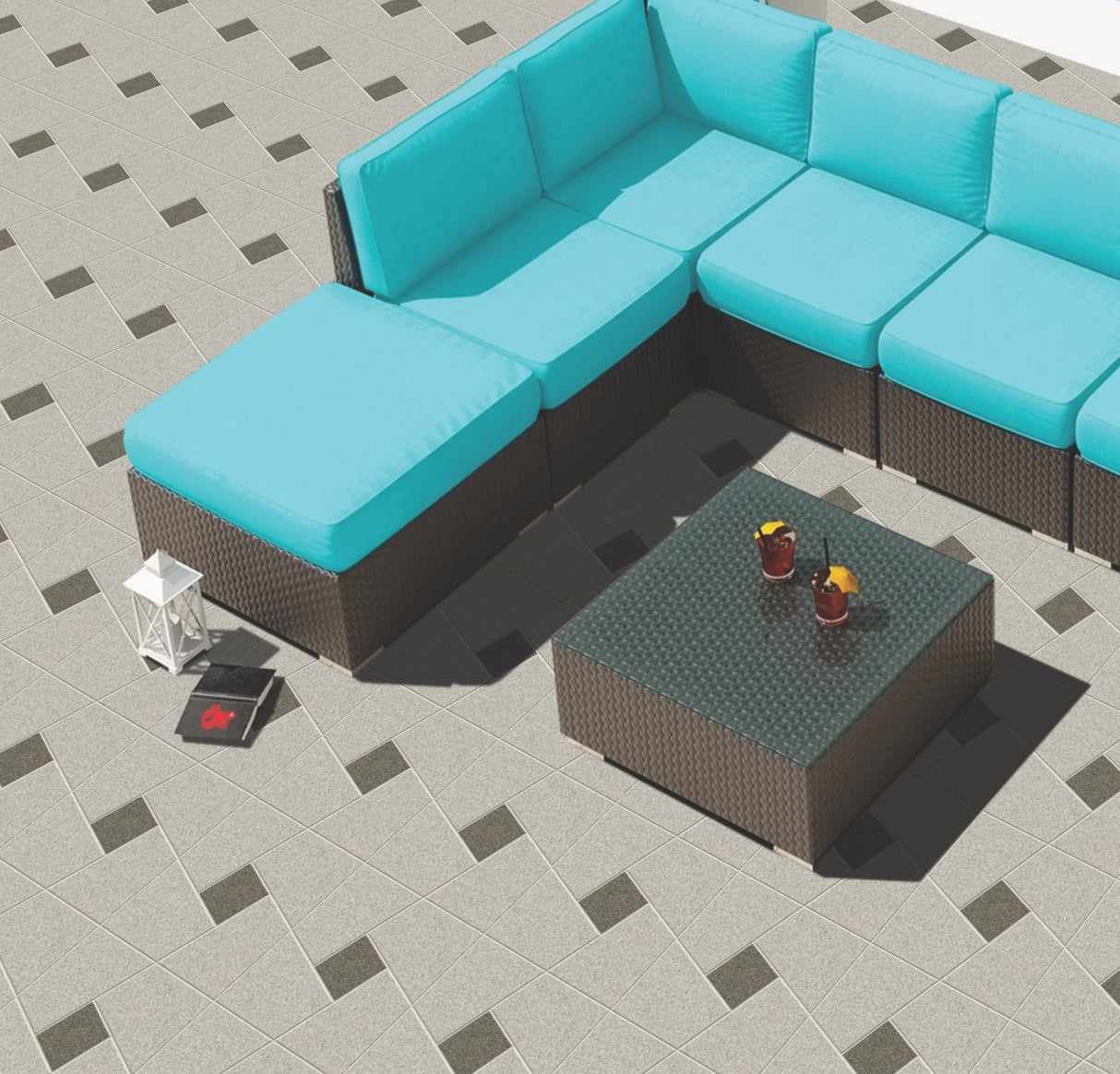 ARGON GRIS - CREANZA -  (  - CREANZA PRO SERIES - 400x400x12 mm - 16inchX16inchX0.4inch )