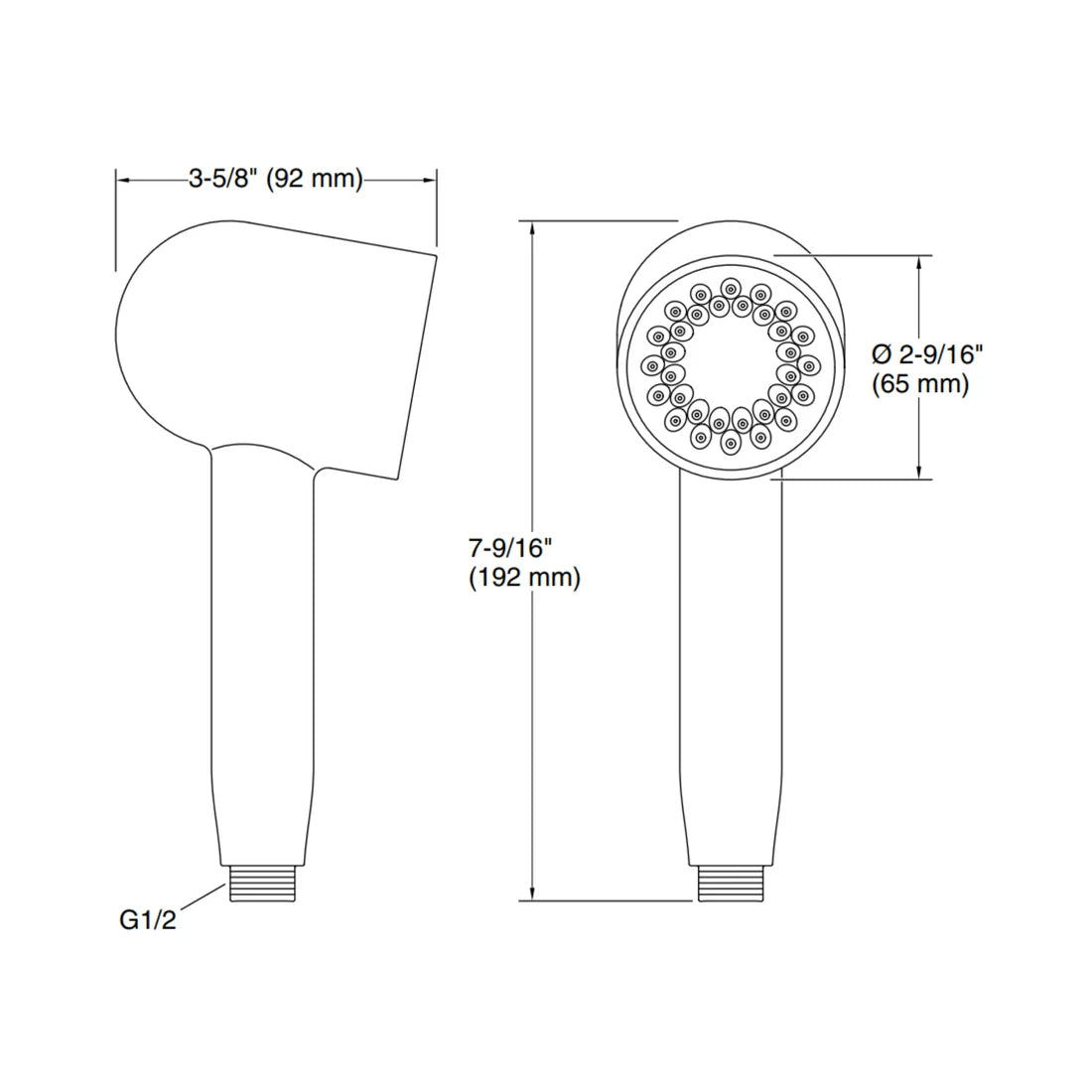 STATEMENT OBLONG THREE FUNCTION HANDSHOWER W/WATERMIND - KOHLER PREMIUM - ( CHROME - PREMIUM - 0x0 mm - 0inchX0inch )