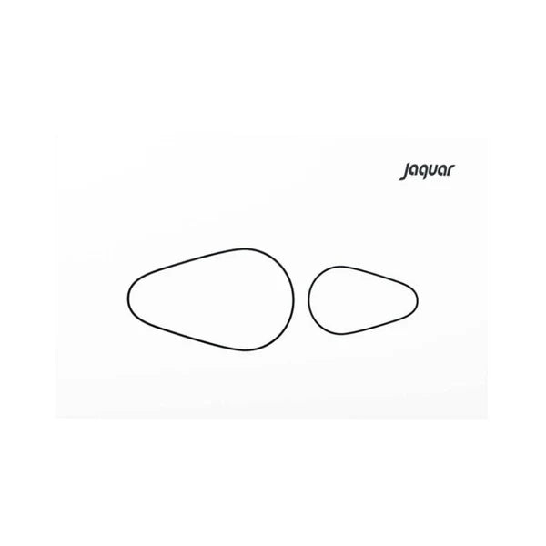 CONTROL PLATE - JAQUAR CISTERN -  ( WHITE MATT - VIGNETTE PRIME - 0x0 mm - 0inchX0inch )