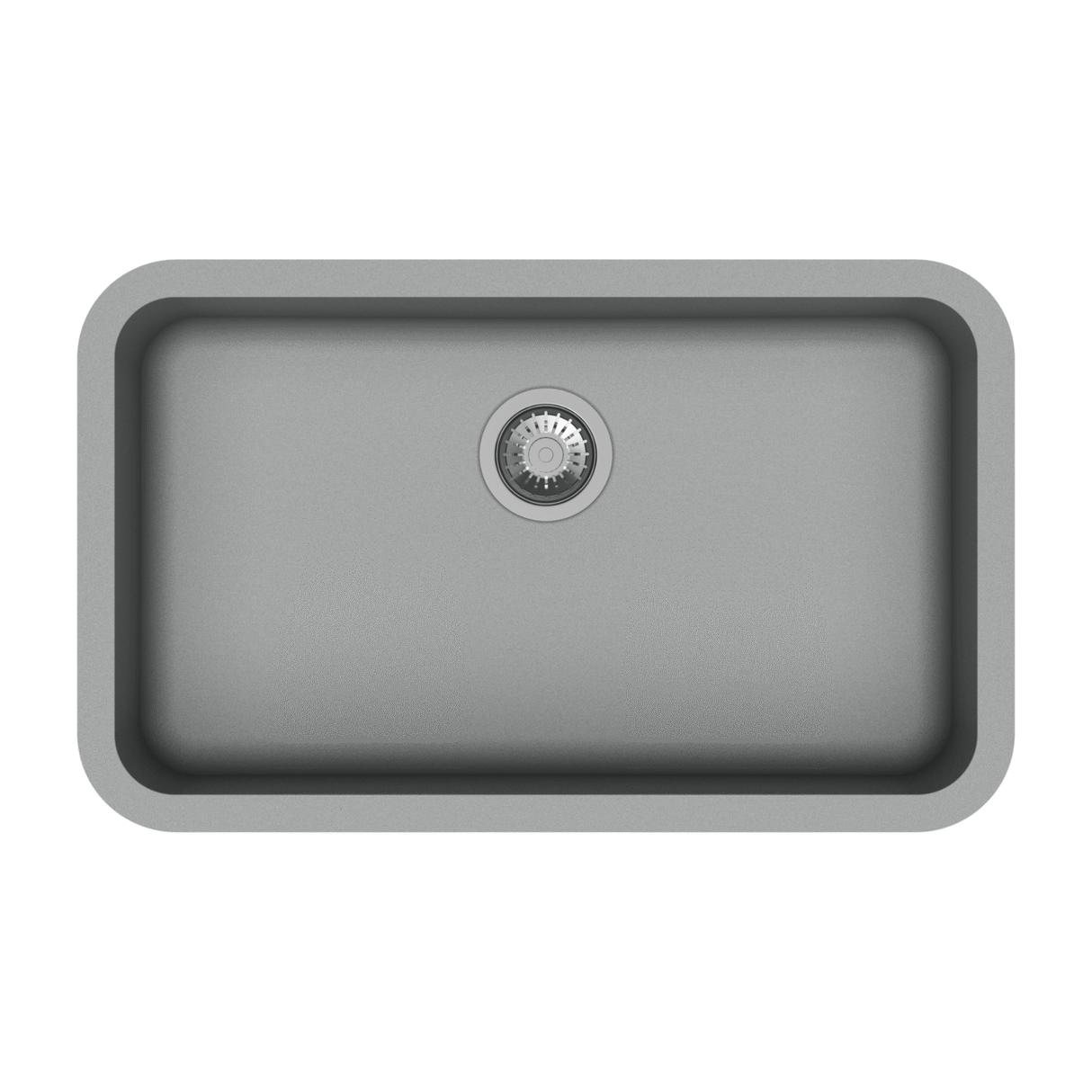 QUARTZ 1.0 BOWL W/O DRAIN BOARD (DEPTH 8INCH) - CARYSIL -  ( GRANITE METALLIC CROMA - JUMBO - 785x480 mm - 30inchX19inch )