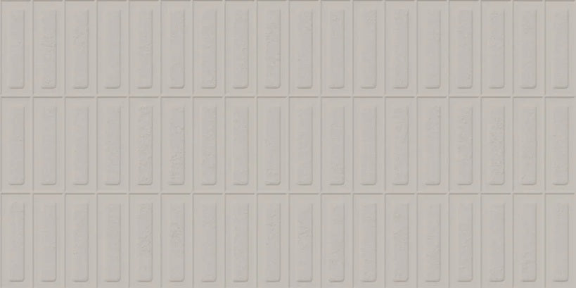 ROYAL BRICKO ELEMENTO GRIS - CREANZA - ( - PUNCH - 1200x600 mm - 48inchX24inch )