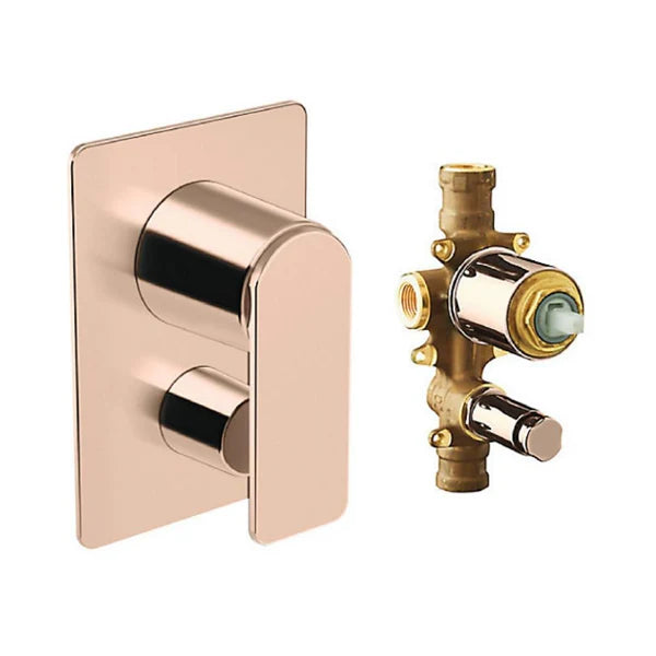 PARALLEL-SL DIV TRIM + AT235 CONC.VALVE - KOHLER PREMIUM -  ( ROSE GOLD - PREMIUM - 0x0 mm - 0inchx0inch )