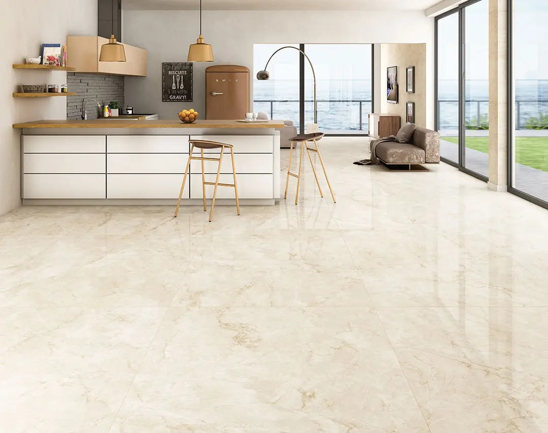 KAMAN BEIGE GLOSSY - SIMPOLO-TILES- (  - SUPRA GLOSSY - 1800x1200 mm - 72inchX48inch )