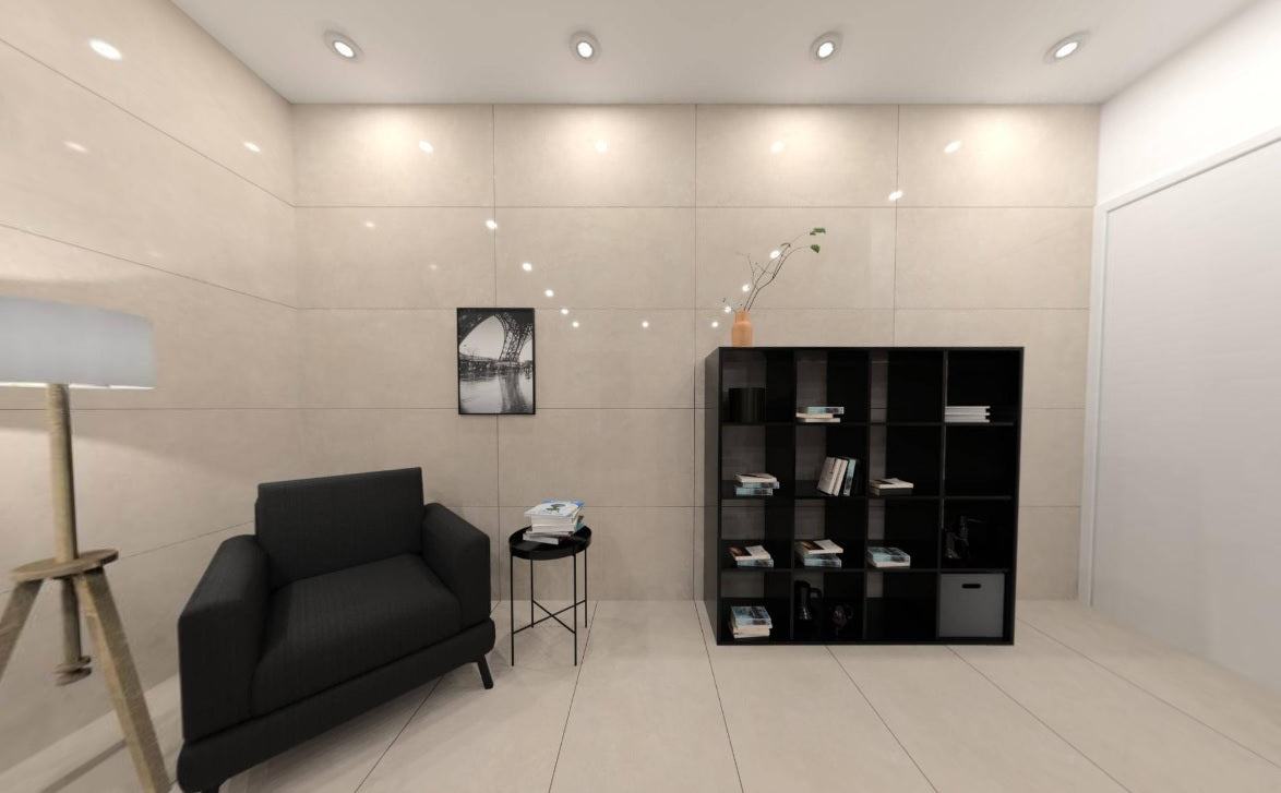 CEMENTI KHAKHI MATT STRONG-X - SIMPOLO-TILES- (  - IMPATTO MATT - 1198x598 mm - 48inchX24inch )