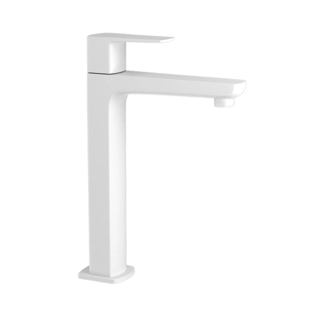 PILLAR COCK WITH 190MM EXTENSION BODY - JAQUAR FAUCETS - ( WHITE MATT - KUBIX PRIME - 0x15 mm - 0inchX0.5inch )