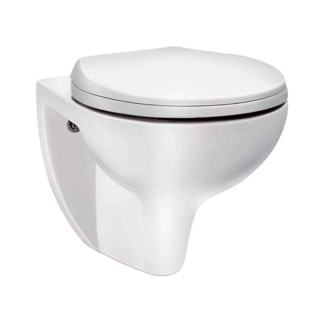 (PRUN) E.W.C W/M MARIO W/SEAT COVER ( BOLT DISTANCE 7INCH) - HINDWARE -  ( STAR WHITE - ART - 0x0 mm - 0inchx0inch )