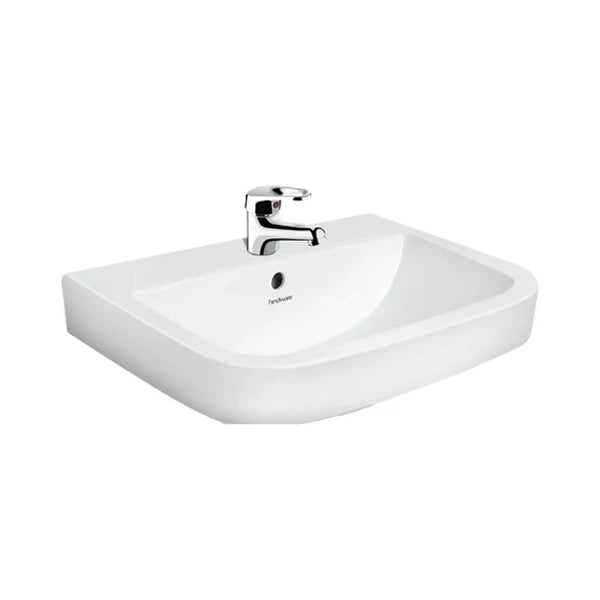 WASH BASIN MINI NEO - HINDWARE - ( STAR WHITE - ART - 500x400 mm - 20inchX16inch )