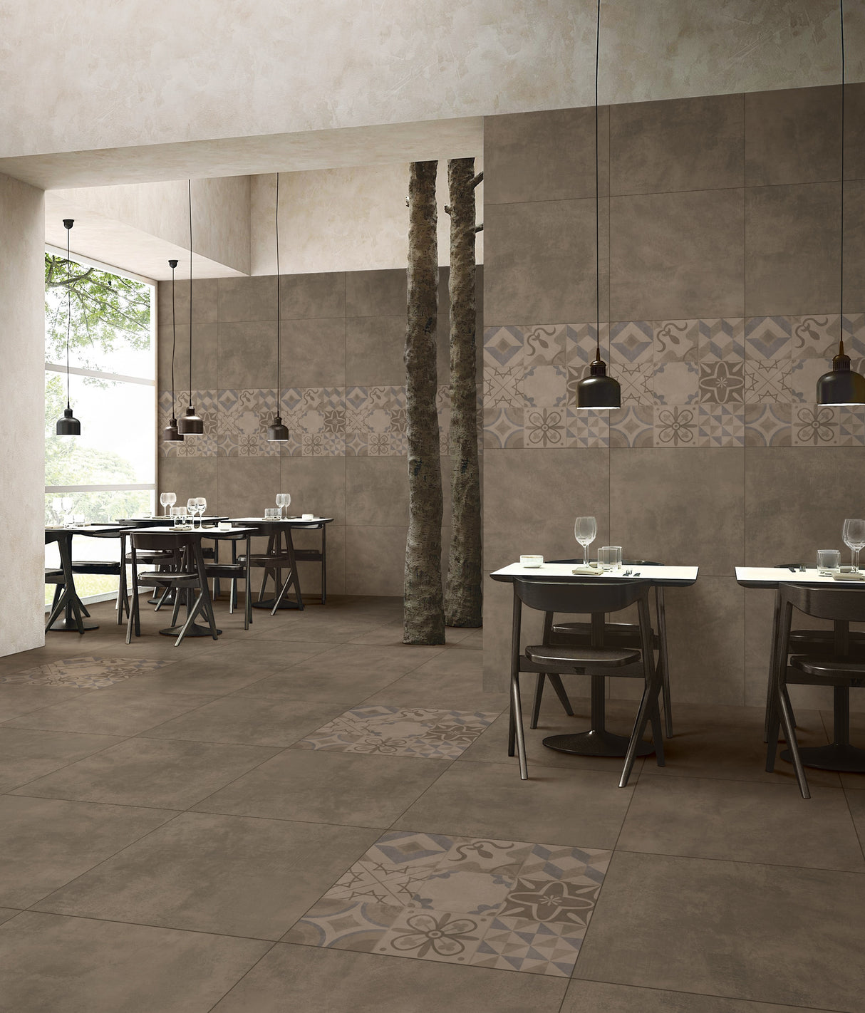 PRIME CEMENTUM MOKA - CREANZA -  (  - CREANZA RUSTIC - 600x600 mm - 24"X24" )