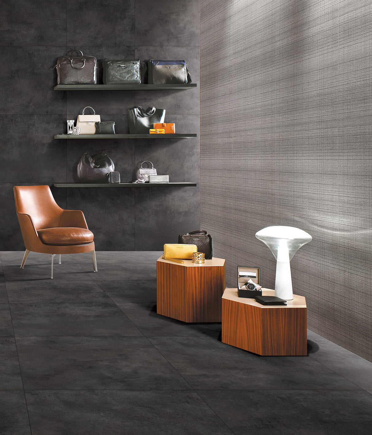 PRIME CEMENTUM NERO - CREANZA -  (  - CREANZA RUSTIC - 600x600 mm - 24"X24" )