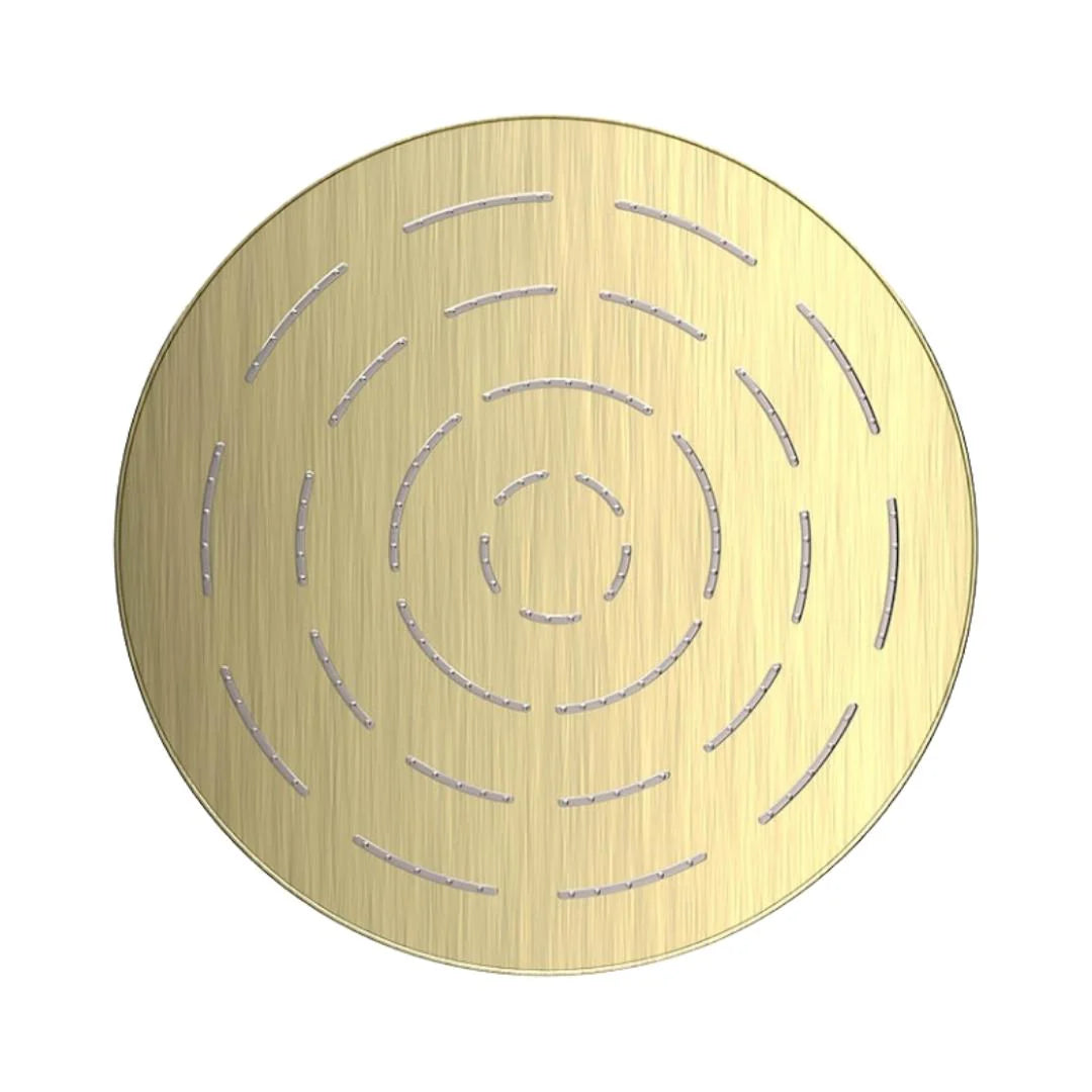 MAZE ROUND 8 - JAQUAR FAUCETS - ( GOLD DUST - OVERHEAD SHOWER - 15x200 mm - 0.5inchX8inch )