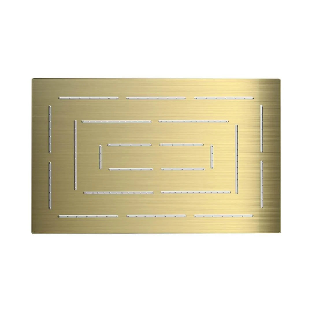 MAZE RECT. SHOWER 295MMX190MM - JAQUAR FAUCETS - ( GOLD DUST - OVERHEAD SHOWER - 0x15 mm - 0inchX0.5inch )