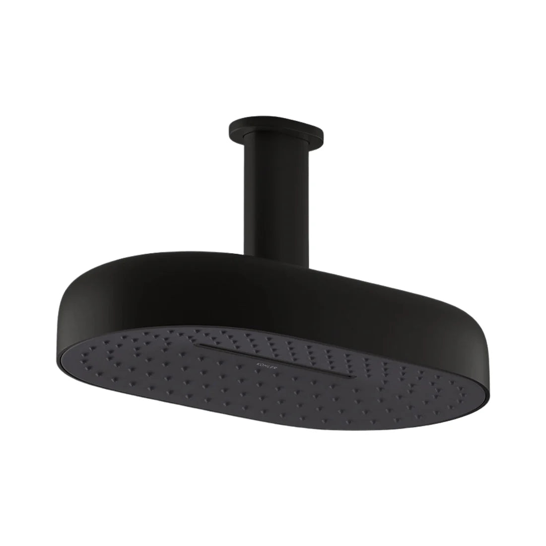 OBLONG DUAL FUNCTION RAIN HEAD WITH KATALYST TECHNOLOGY - KOHLER LUXURY - ( MATT BLACK - LUXURY - 0x0 mm - 0inchX0inch )
