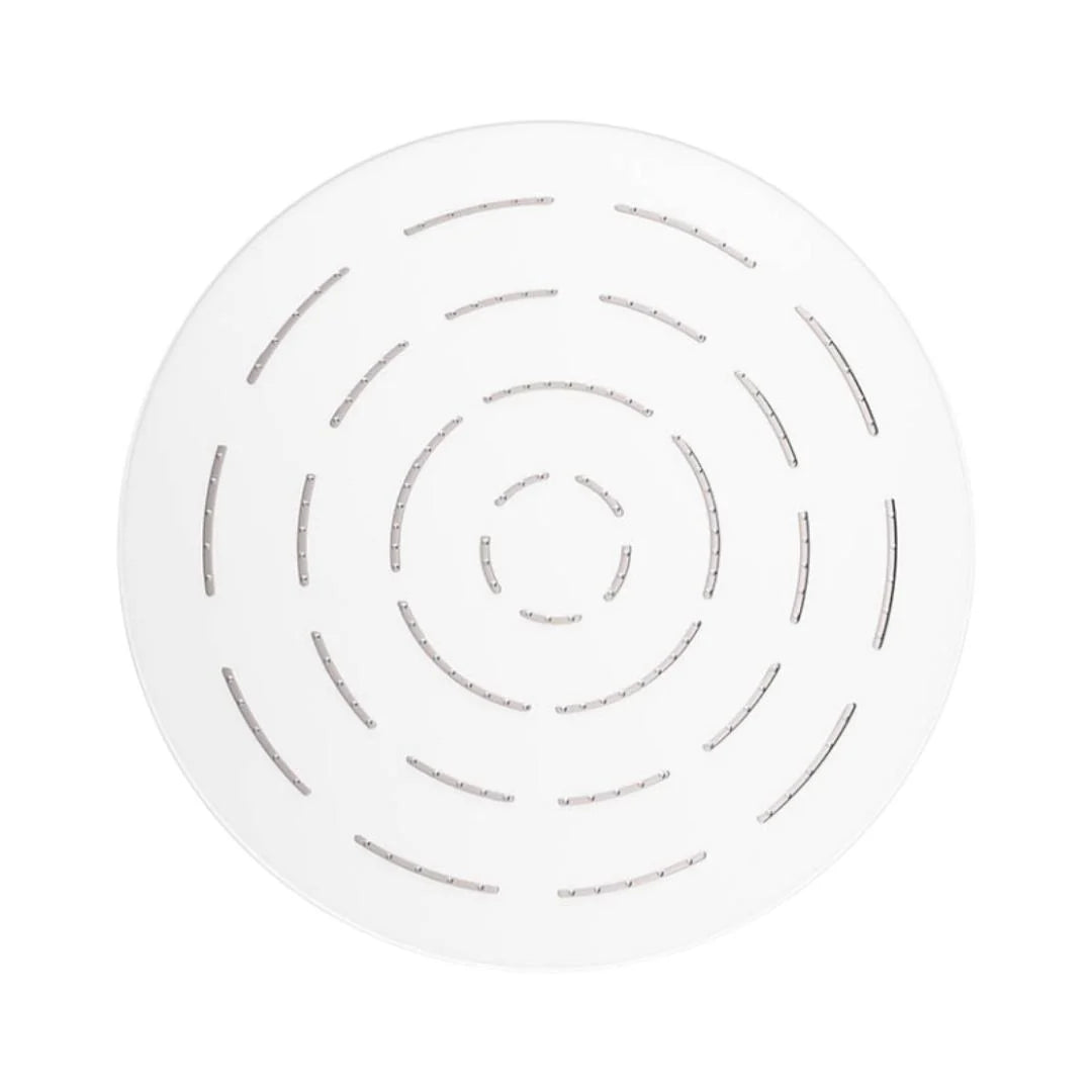 MAZE ROUND 8 - JAQUAR FAUCETS - ( WHITE - OVERHEAD SHOWER - 200x15 mm - 8inchX0.6inch )
