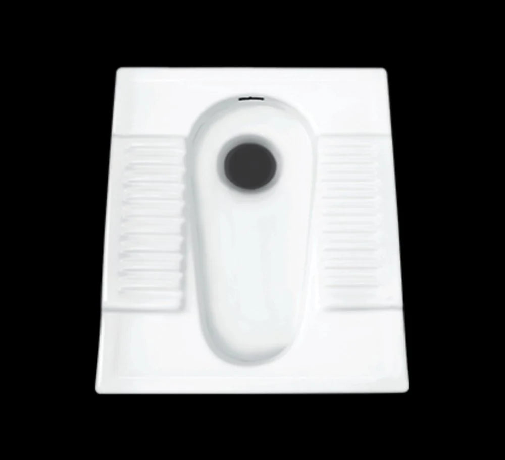 ORISSA PAN COMFORT NEO - HINDWARE - ( STAR WHITE - SQUATTING PANS - 580x440 mm - 23.2inchX17.6inch )