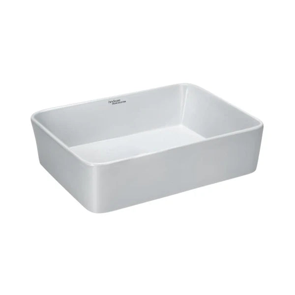 WASH BASIN COUNTER TOP RUBBIC - HINDWARE - ( STAR WHITE - ITALIAN - 475x365 mm - 19inchX15inch )