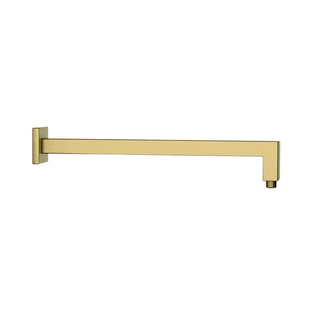 SHOWER ARM SQUARE W/FLANGE - JAQUAR FAUCETS - ( GOLD DUST - SHOWER ACC. - 15x600 mm - 0.5inchX24inch )