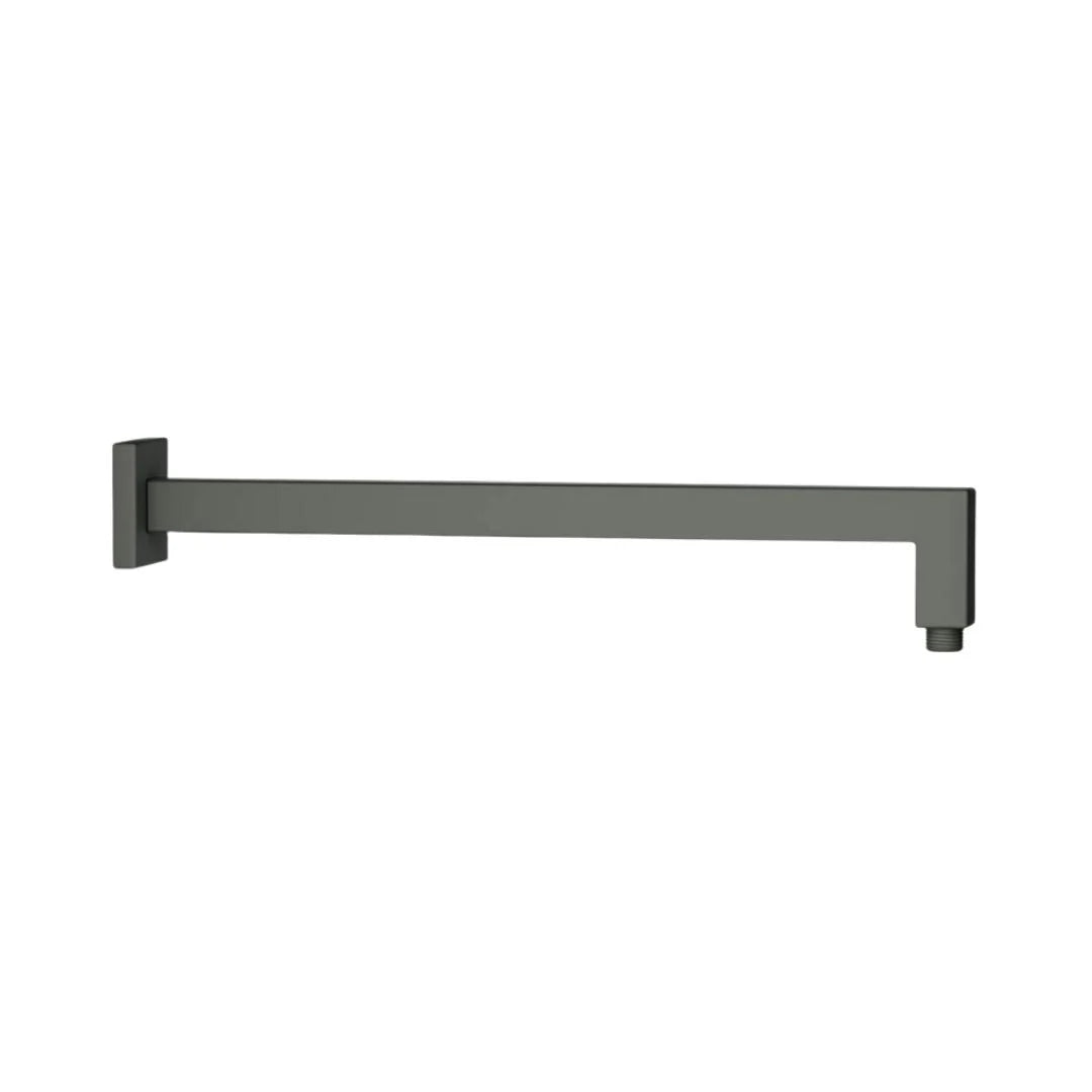 SHOWER ARM SQUARE W/FLANGE - JAQUAR FAUCETS - ( GRAPHITE - SHOWER ACC. - 15x400 mm - 0.5inchX16inch )