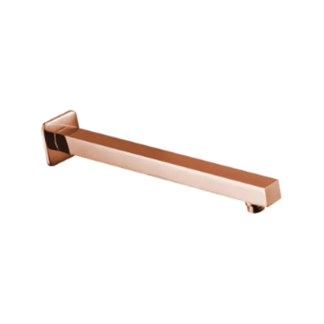 SHOWER ARM 380 MM SQ - HINDWARE FAUCETS - ( ROSE GOLD - HUES COLLECTION - 0x0 mm - 0inchX0inch )