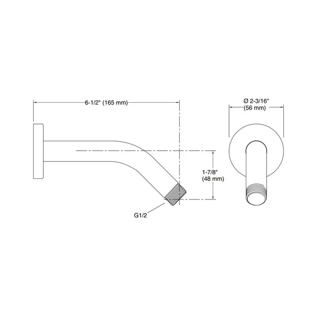 STATEMENT WALL MOUNT SHOWERHEAD ARM - KOHLER PREMIUM - ( ROSE GOLD - PREMIUM - 0x0 mm - 0inchX0inch )