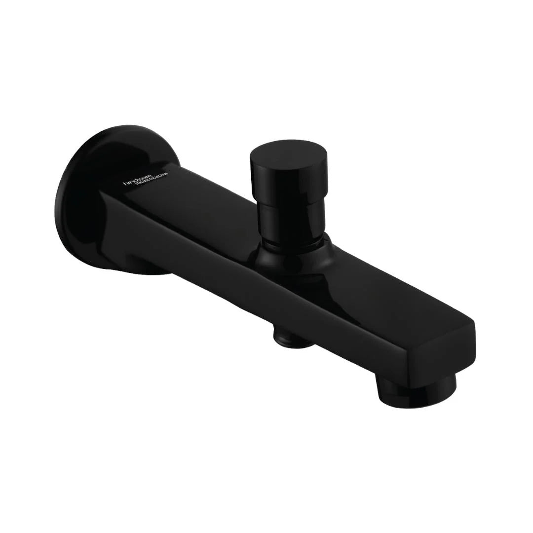 BATH TUB SPOUT WITH TIP-TON - HINDWARE FAUCETS - ( BLACK - ELEMENT-HUES - 0x15 mm - 0inchX0.5inch )