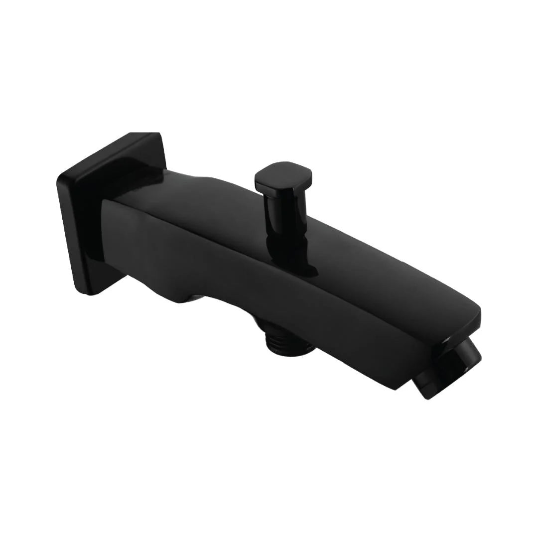BATH TUB SPOUT WITH TIP-TON - HINDWARE FAUCETS - ( BLACK - AVIOR-HUES - 0x15 mm - 0inchX0.5inch )