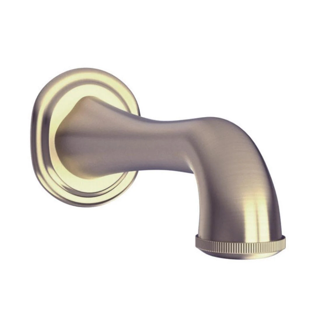 BATH TUB SPOUT W/WALL FLANGE - JAQUAR FAUCETS - ( GOLD DUST - SPOUT - 0x15 mm - 0inchX0.5inch )