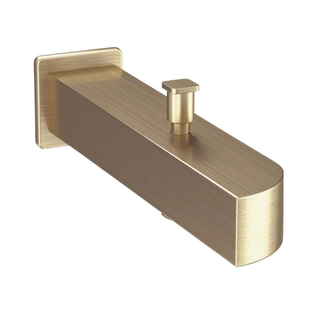 ALIVE RANGE BATH TUB SPOUT WITH BUTTON - JAQUAR FAUCETS - ( GOLD DUST - BATH TUB-SPOUT - 0x15 mm - 0inchX0.5inch )