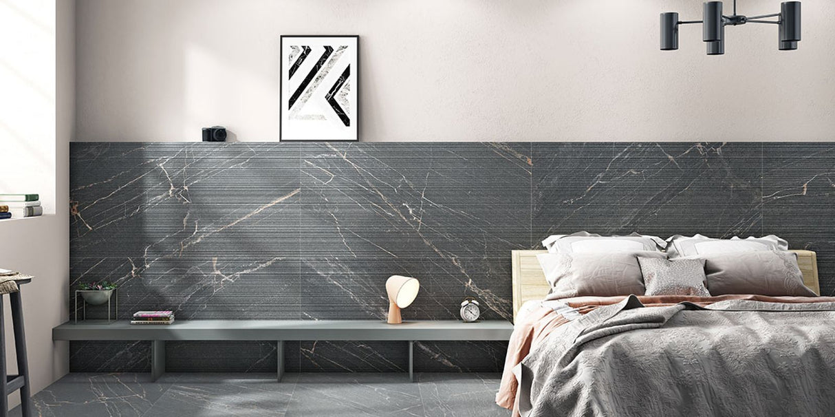 HORIZON CARDO THUNDER MATT TEXTURE - SIMPOLO-TILES - ( - IMPATTO MATT - 1198x598 mm - 48inchX24inch )