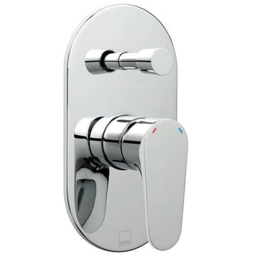 SL BATH MIXER SET(CONC.BODY&S.L.EXPOSED) - VADO - ( CHR - ASCENT - 12x12 mm - 0.5inchX0.5inch )