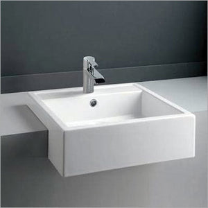 SEMI RECESSED BASIN