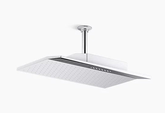 (PRUN)BEITOU-DUAL FLOW R/H SHWR W/O ARM - KOHLER LUXURY -  ( POLISHED CHROME -  - 450x284 mm - 18inchX11.5inch )