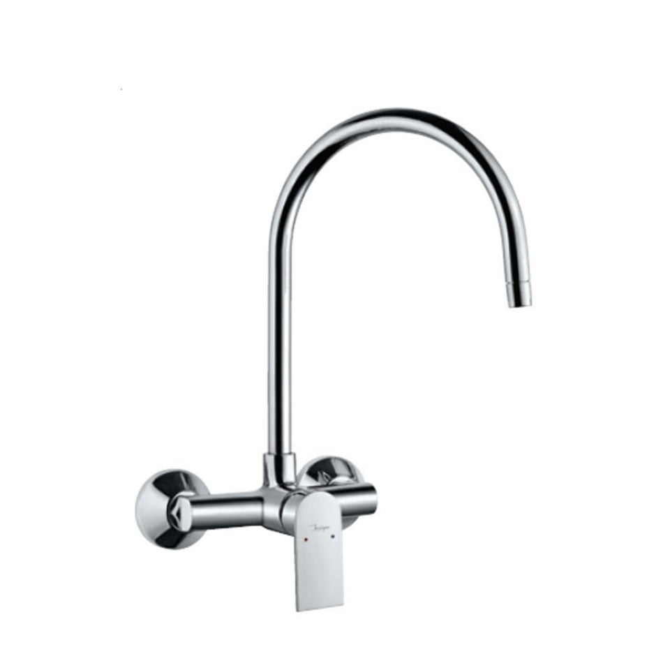 S.L. SINK MIXER W/M W.UPPER SPOUT - JAQUAR FAUCETS -  ( CHROME - LYRIC - 0x15 mm - 0inchX0.5inch )