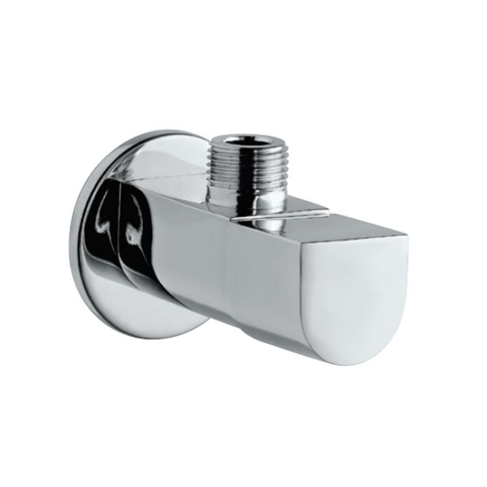 ANGLE COCK WITH FLANGE - JAQUAR FAUCETS -  ( CHROME - ARIA - 0x15 mm - 0inchX0.5inch )